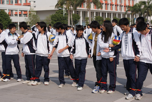 江门职业技术学院团委举行2009年学生干部培