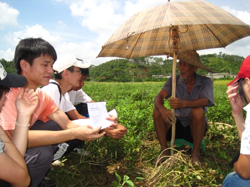 情系农村,华农学子深入第三产业调研