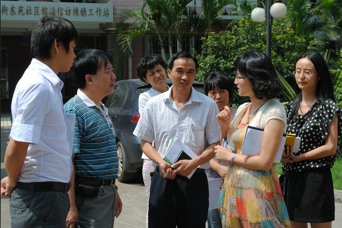 黄埔区团市委联合督查组对我区创文及未成年人思想道德建设相关项目