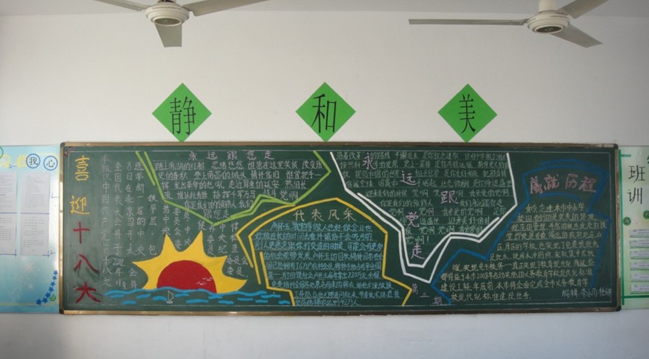 (江门)恩平市那吉中学开展"青春共话十八大"主题团日活动