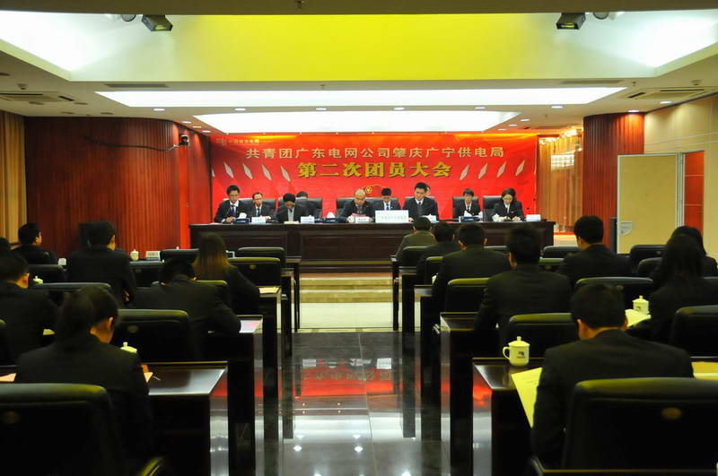 共青团广东电网公司肇庆广宁供电局第二次团员大会胜利召开