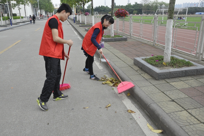 【广东科贸职业学院】我院广泛开展志愿月校园
