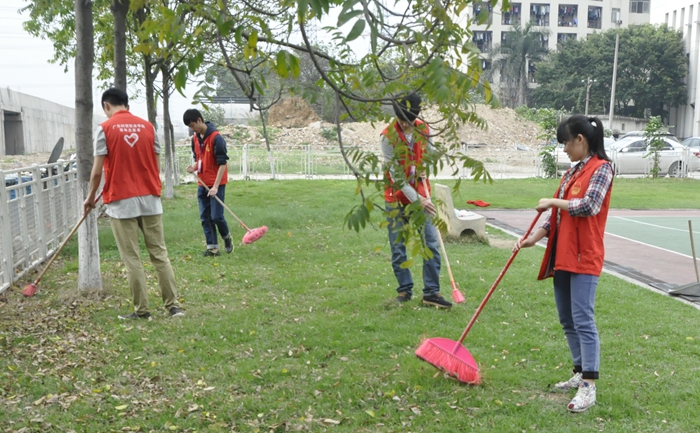 【广东科贸职业学院】我院广泛开展志愿月校园