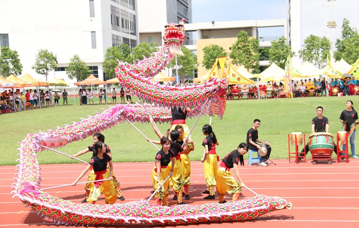 【广东科贸职业学院】第六届广州高校龙狮交流