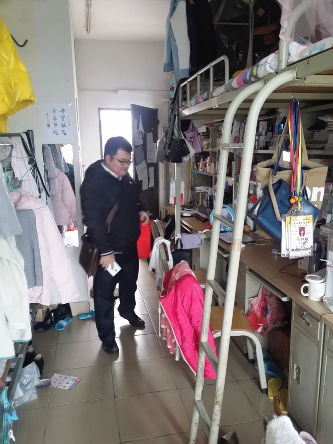 【江门职业技术学院】教育系开展宿舍安全大检