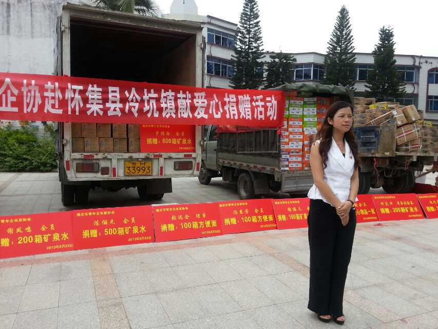 团市委书记唐莹作简要的讲话